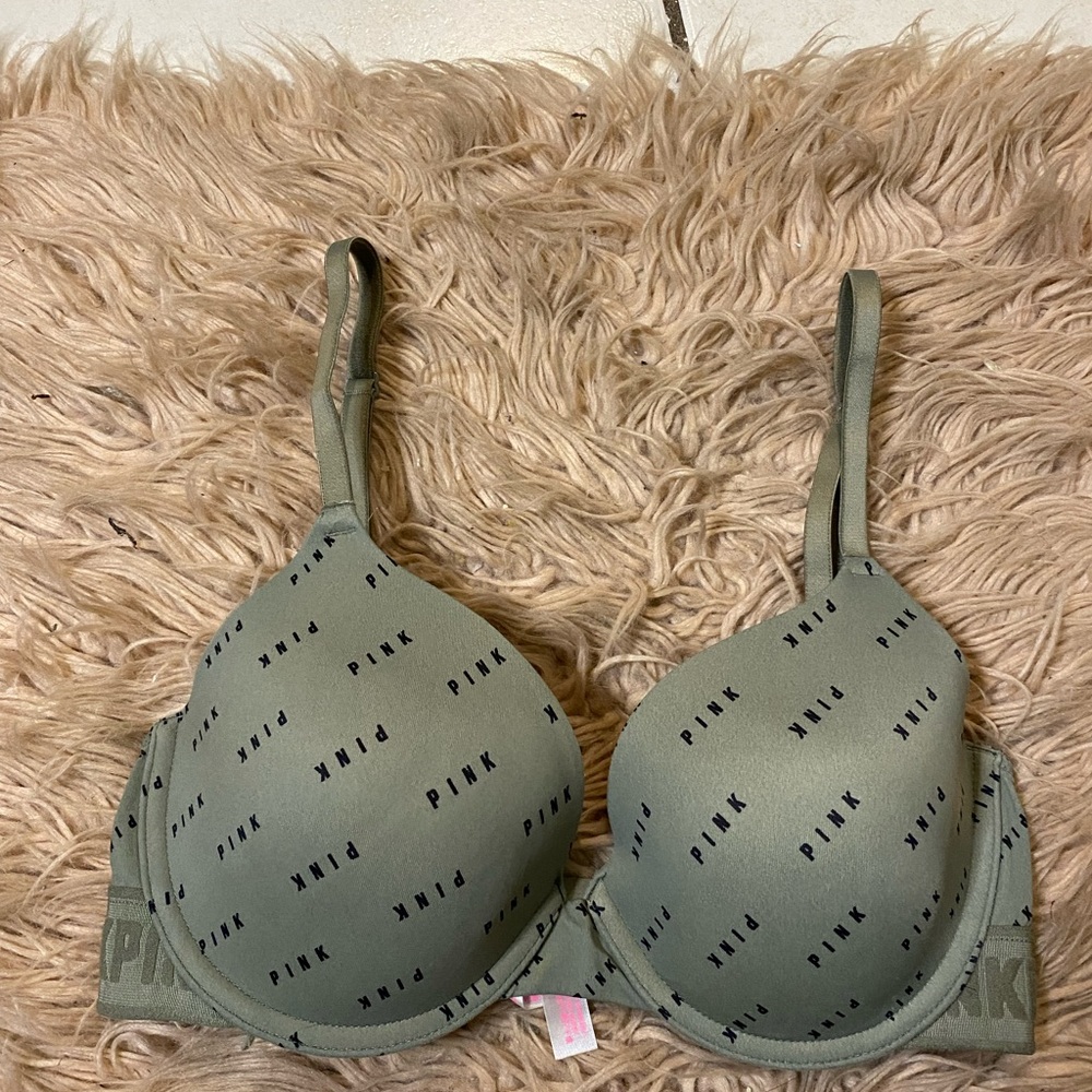 Pink bra